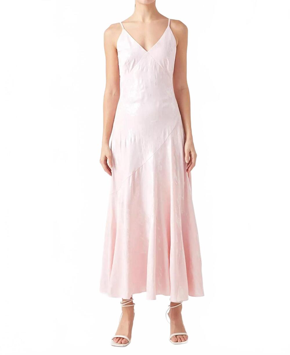 NEW 2.7 AUGUST APPAREL slip dress in light pink